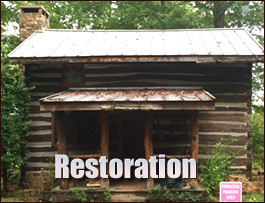 Historic Log Cabin Restoration  Liberty Center, Ohio